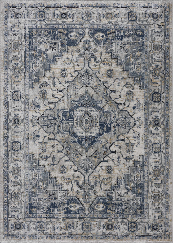 Hauteloom Murrindindi MRRN Light Gray Machine Made Polypropylene Rug