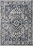 Hauteloom Murrindindi MRRN Light Gray Machine Made Polypropylene Rug