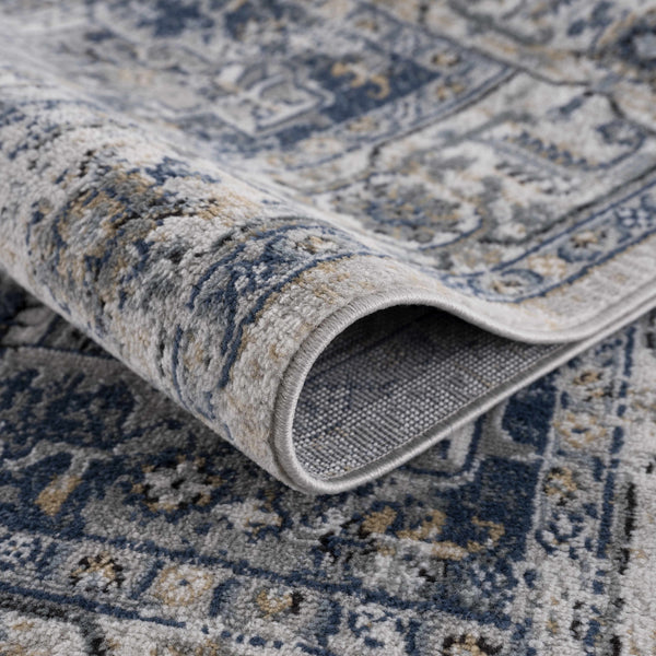 Hauteloom Murrindindi MRRN Light Gray Machine Made Polypropylene Rug