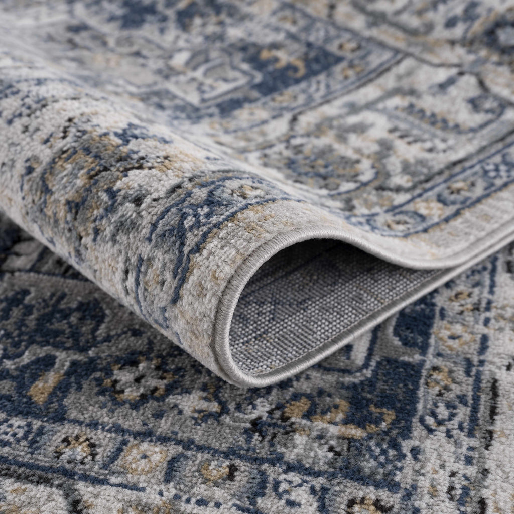 Hauteloom Murrindindi MRRN Light Gray Machine Made Polypropylene Rug