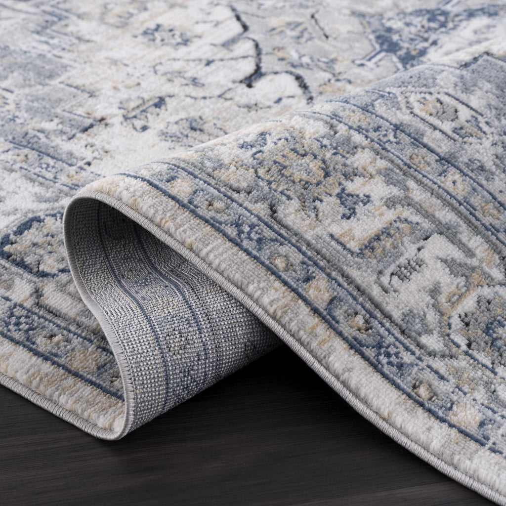 Hauteloom Murrindindi MRRN Light Gray Machine Made Polypropylene Rug