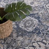 Hauteloom Murrindindi MRRN Light Gray Machine Made Polypropylene Rug