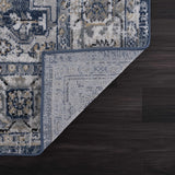 Hauteloom Telina TELI Blue Machine Made Polypropylene Rug