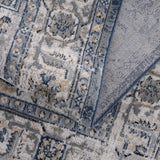 Hauteloom Telina TELI Blue Machine Made Polypropylene Rug