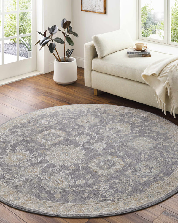 Hauteloom Kanimbla KANI Gray Machine Made Polyester Rug
