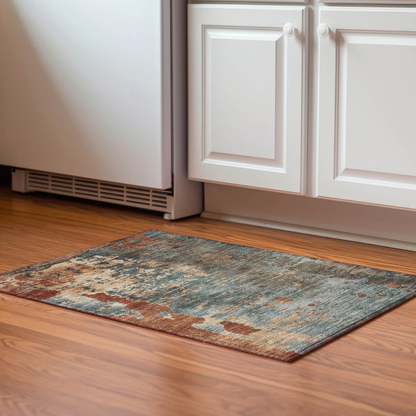 dalyn kochi kc11 teal rug