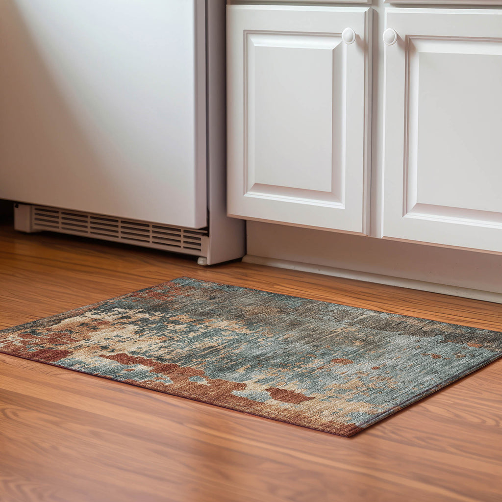 dalyn kochi kc11 teal rug
