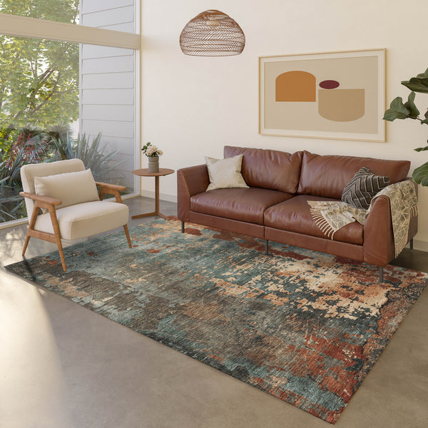 dalyn kochi kc11 teal rug