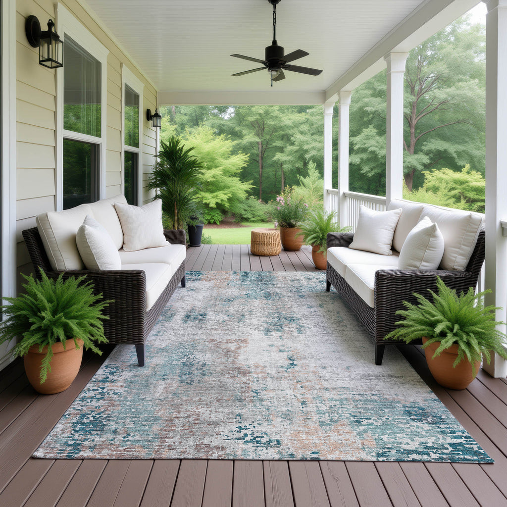 dalyn kochi kc4 teal rug