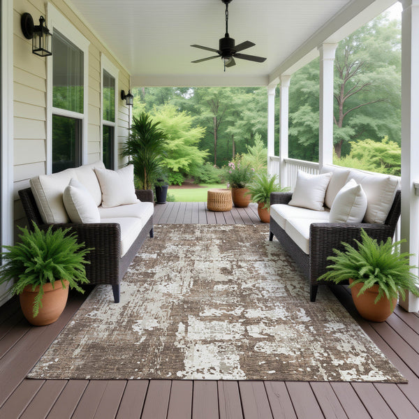 dalyn kochi kc7 brown rug