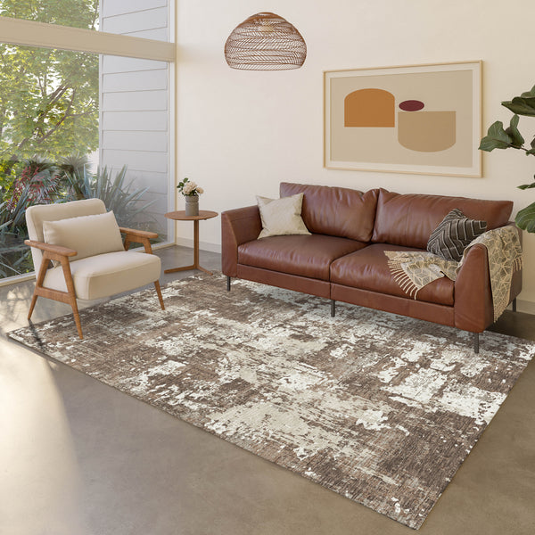 dalyn kochi kc7 brown rug
