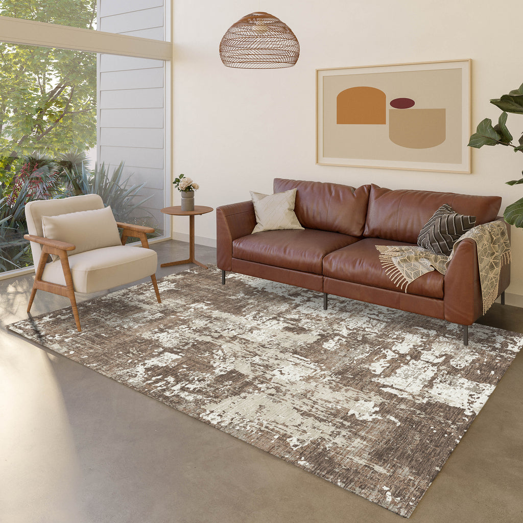 dalyn kochi kc7 brown rug