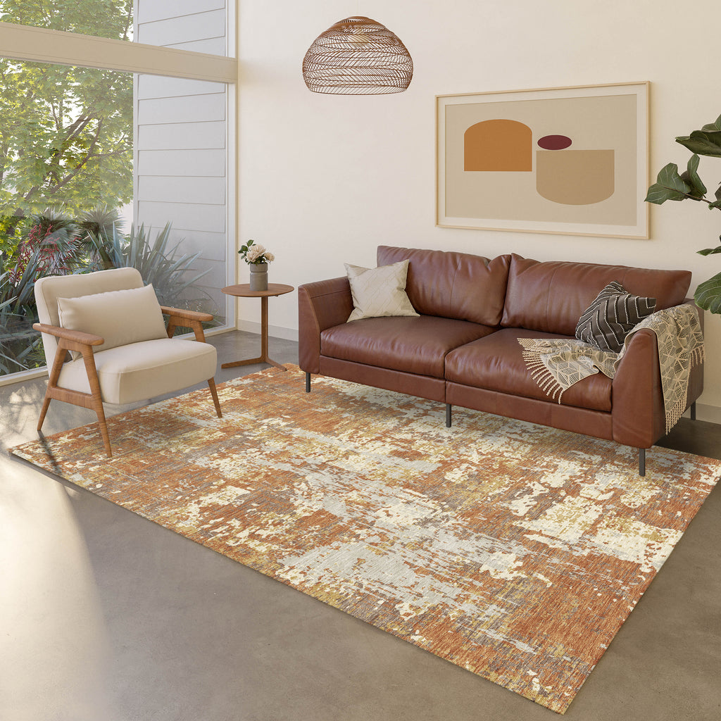 dalyn kochi kc7 copper rug
