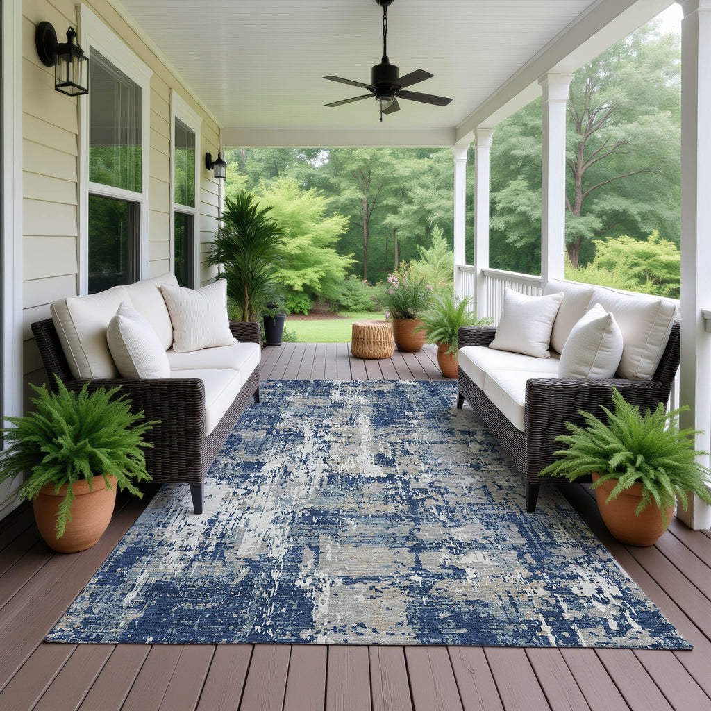 dalyn kochi kc7 navy rug