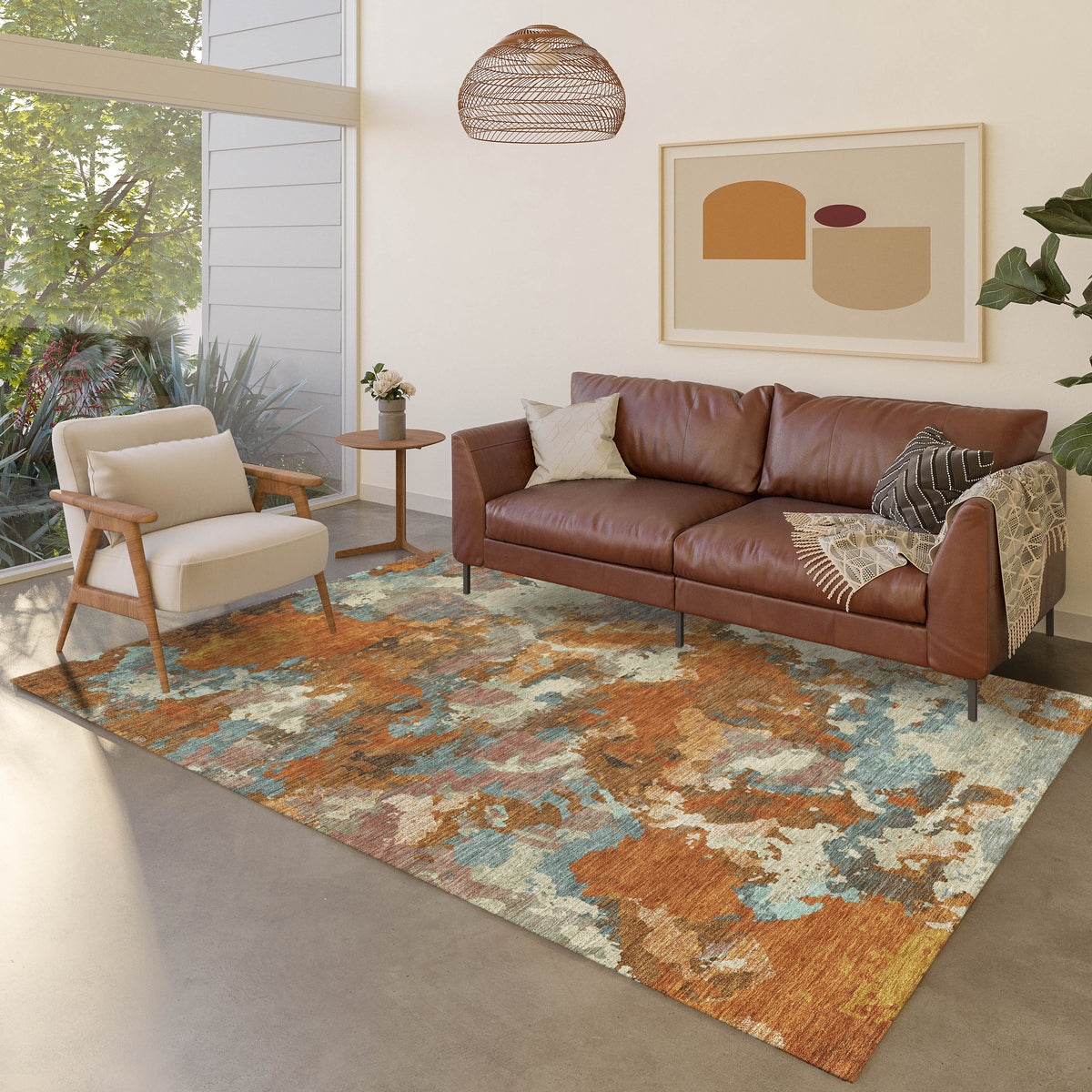 dalyn kochi kc9 copper rug
