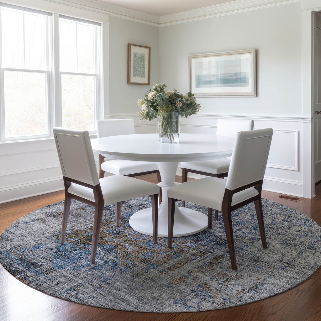 dalyn karaj kj2 blue rug