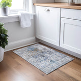 dalyn karaj kj2 blue rug