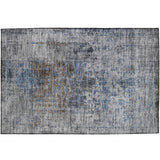 dalyn karaj kj2 blue rug
