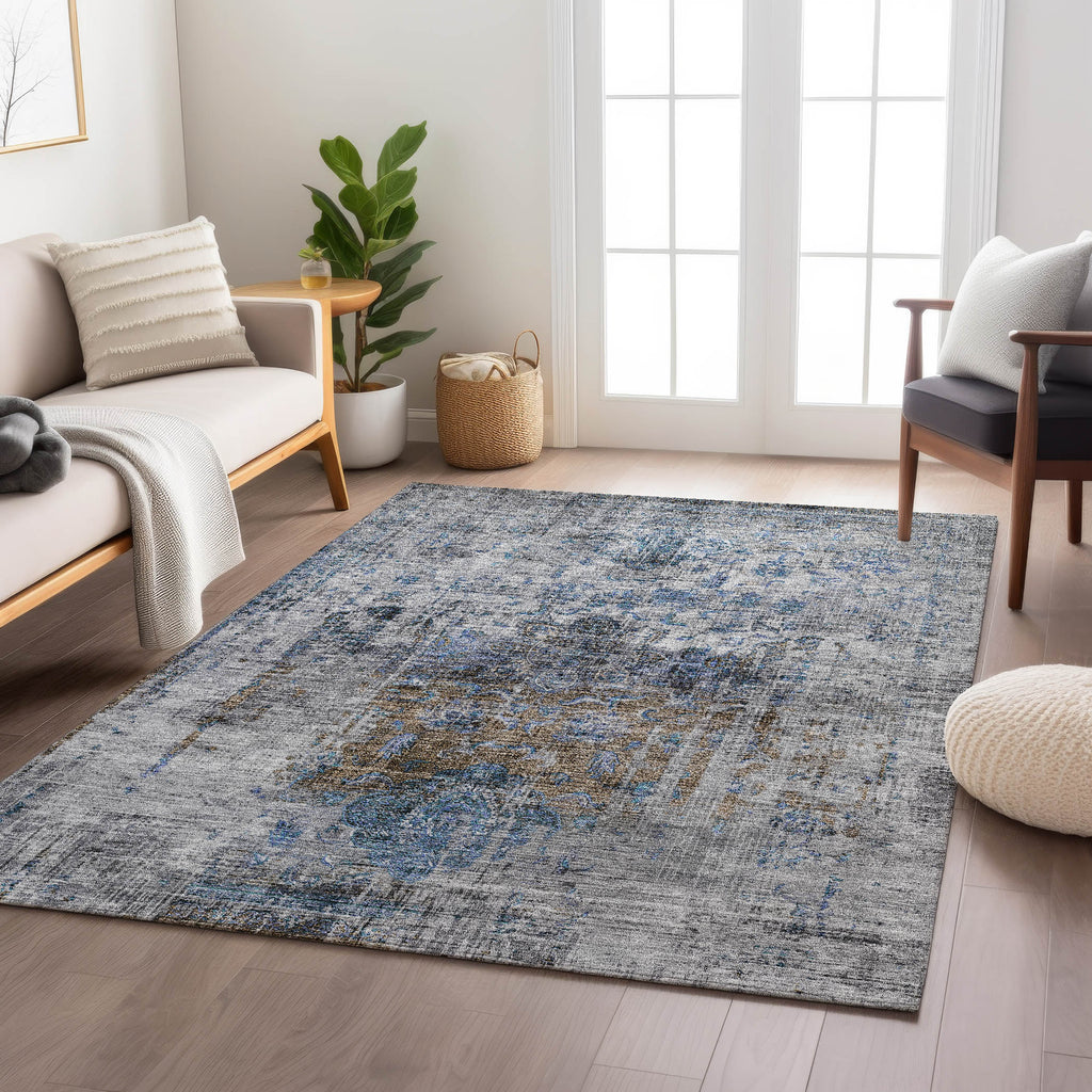 dalyn karaj kj2 blue rug