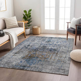 dalyn karaj kj2 blue rug