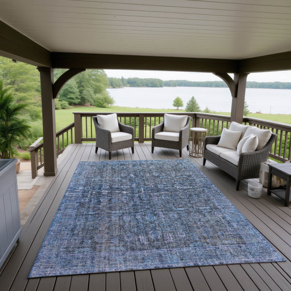 dalyn karaj kj3 blue rug