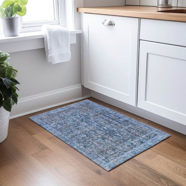dalyn karaj kj3 blue rug