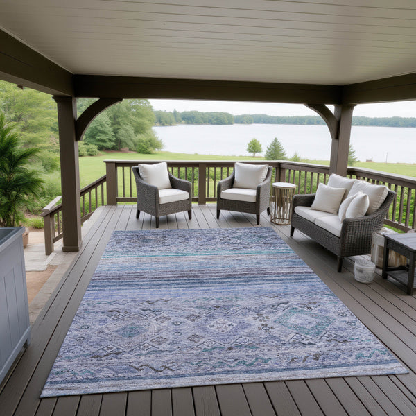 dalyn karaj kj4 blue rug