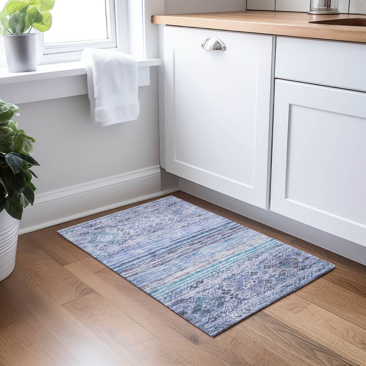 dalyn karaj kj4 blue rug