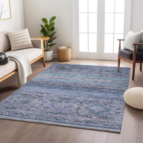 dalyn karaj kj4 blue rug