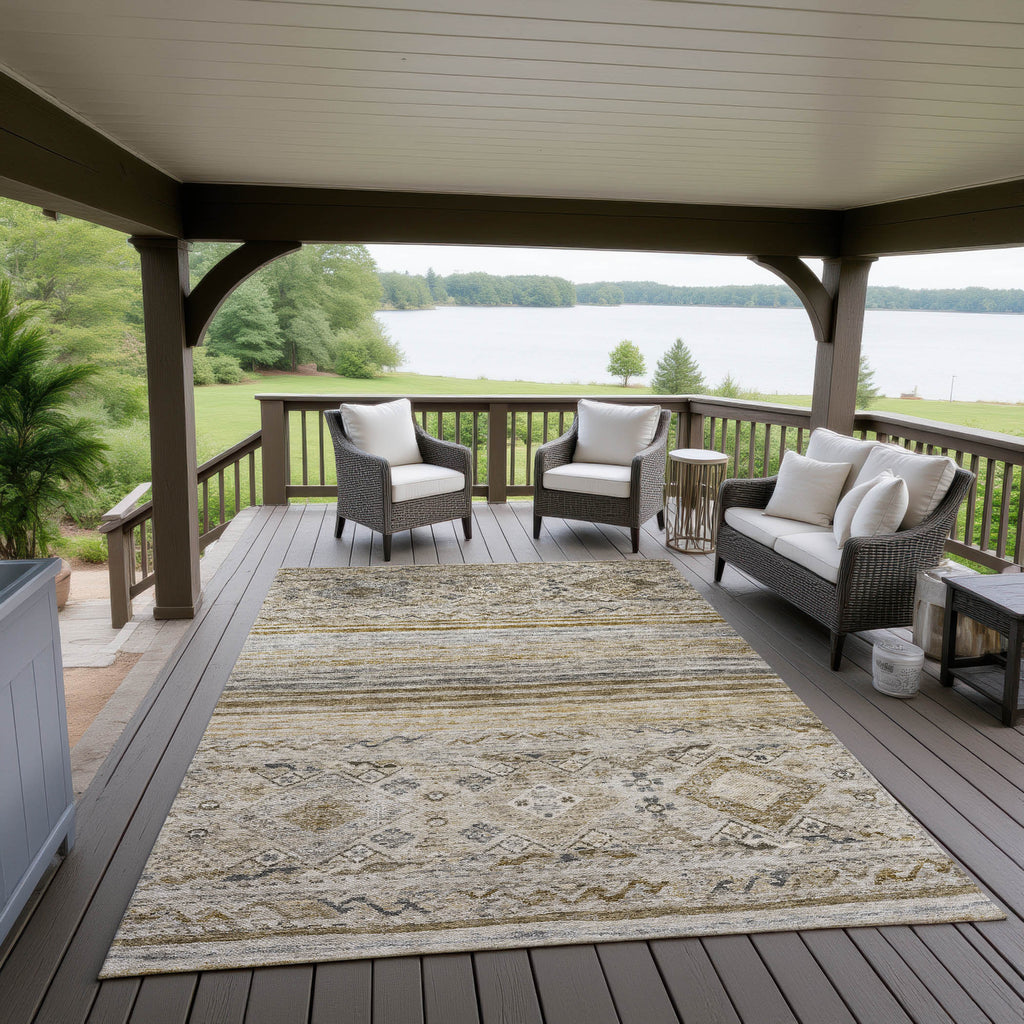 dalyn karaj kj4 brown rug