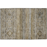 dalyn karaj kj4 brown rug