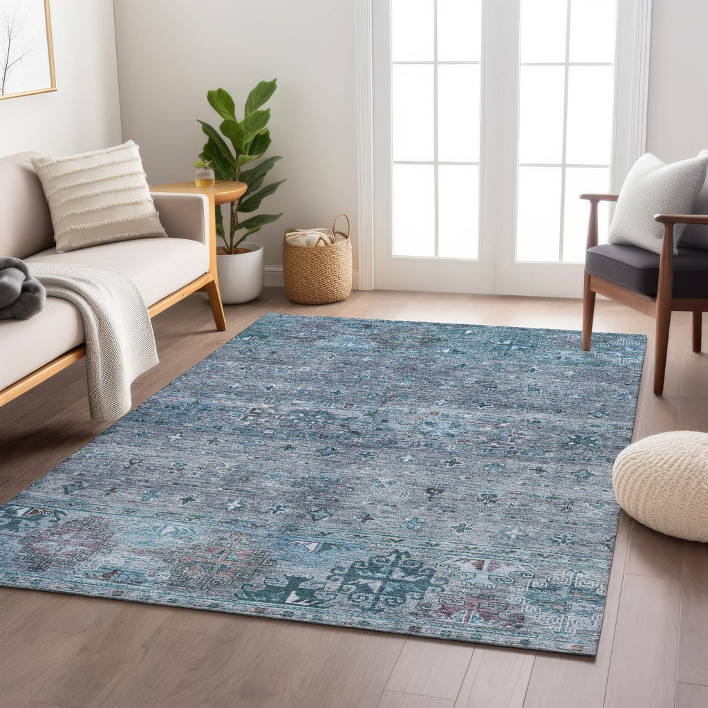 dalyn karaj kj5 blue rug