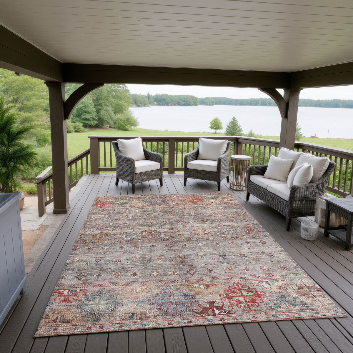 dalyn karaj kj5 gray rug