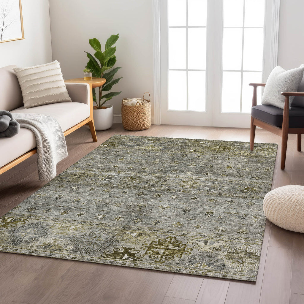 dalyn karaj kj5 pewter rug