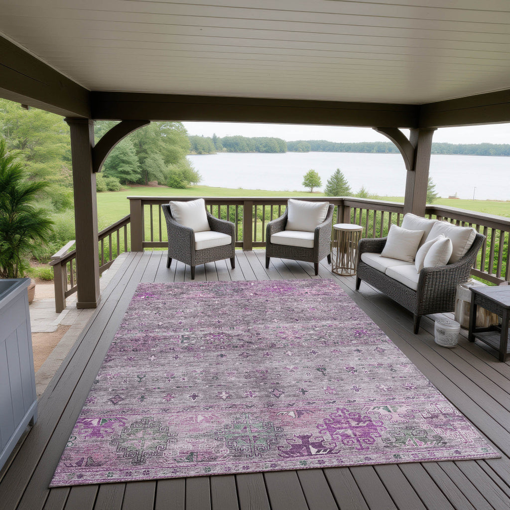 dalyn karaj kj5 purple rug