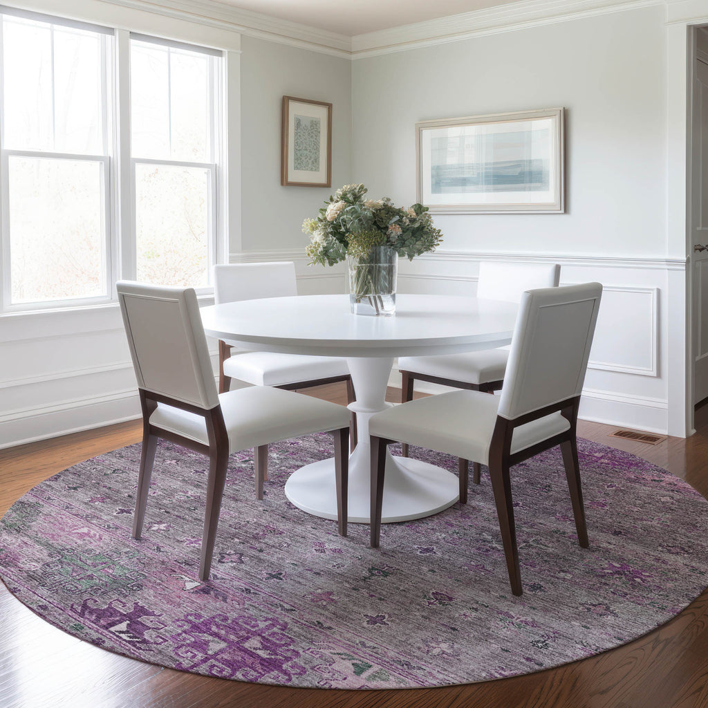 dalyn karaj kj5 purple rug