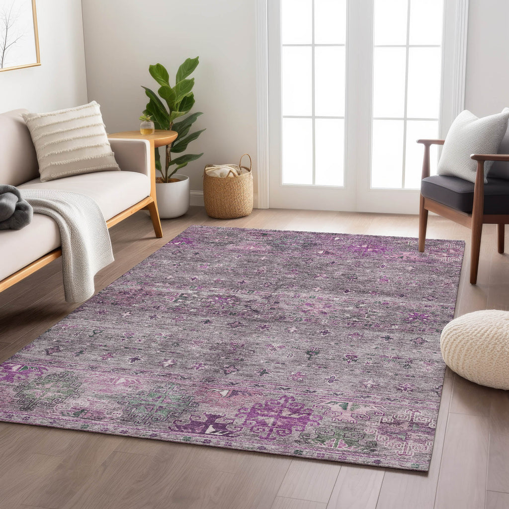 dalyn karaj kj5 purple rug