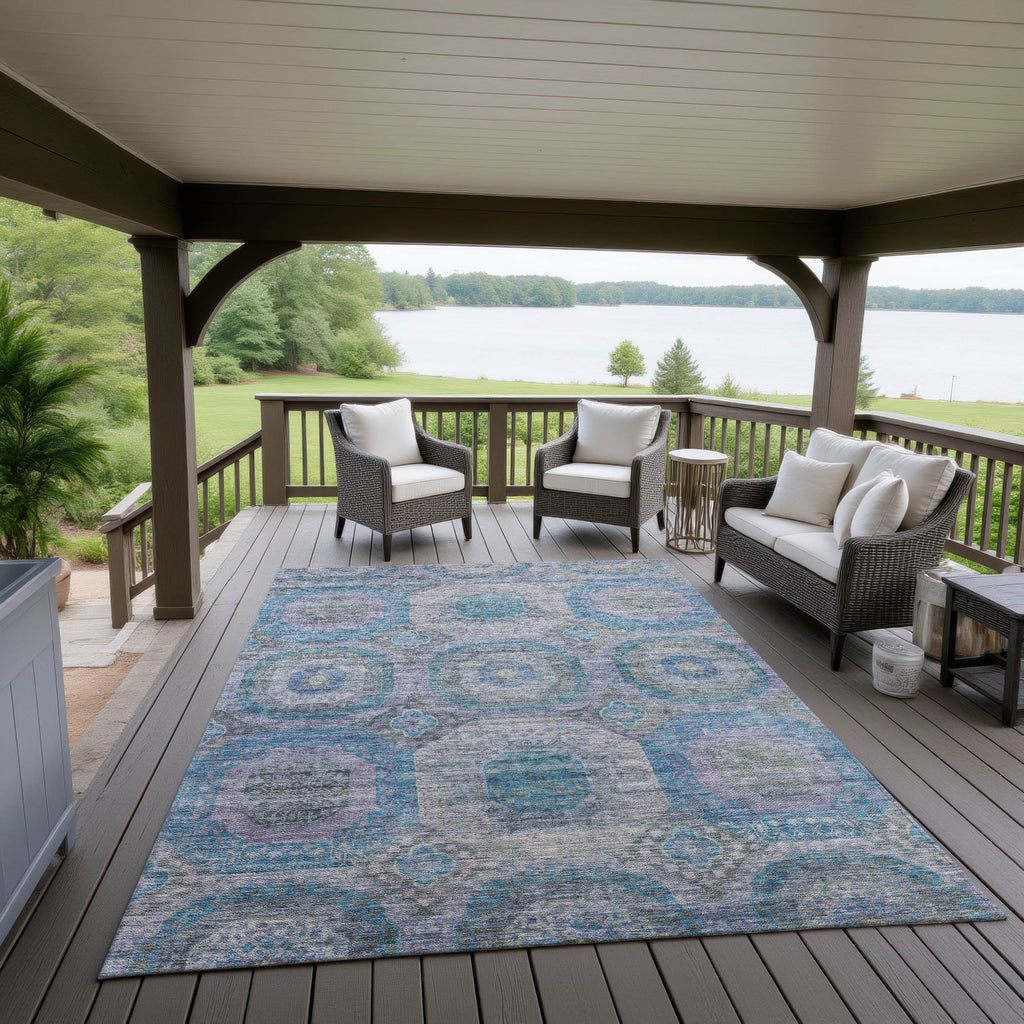 dalyn karaj kj6 blue rug