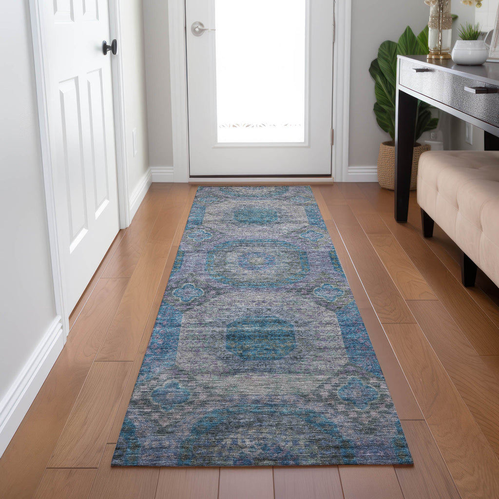 dalyn karaj kj6 blue rug