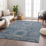 dalyn karaj kj6 blue rug
