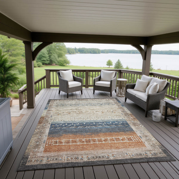 dalyn karaj kj7 brown rug