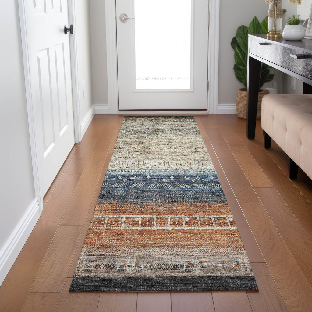 dalyn karaj kj7 brown rug
