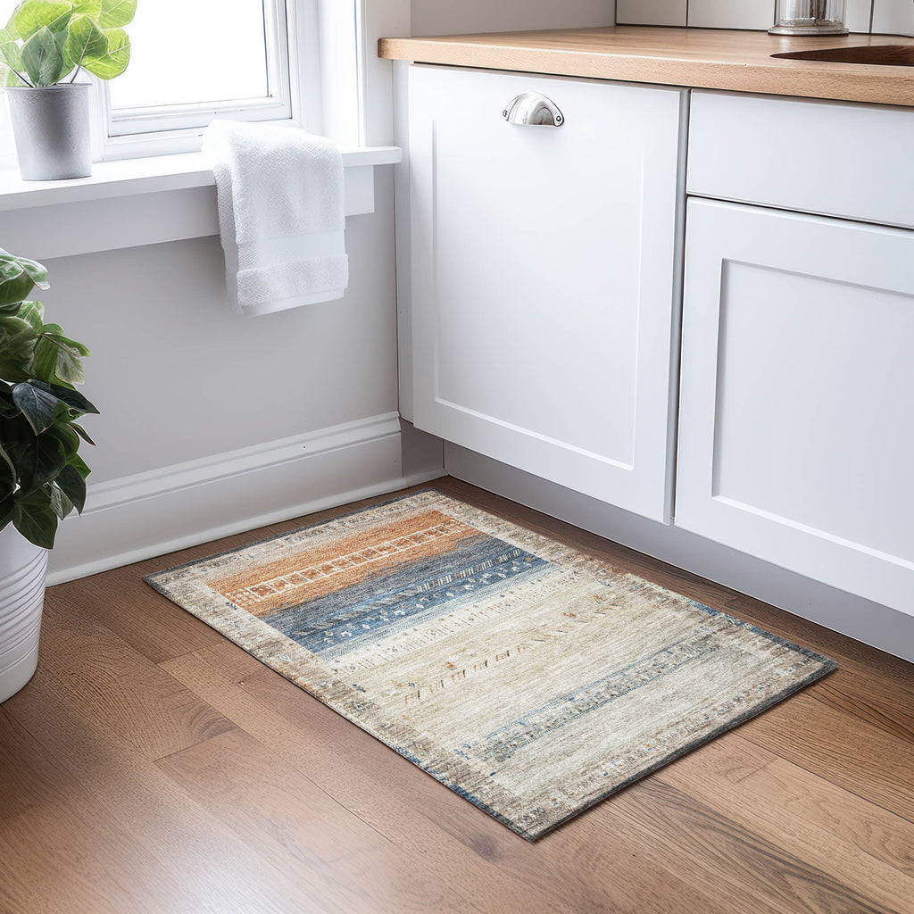 dalyn karaj kj7 brown rug