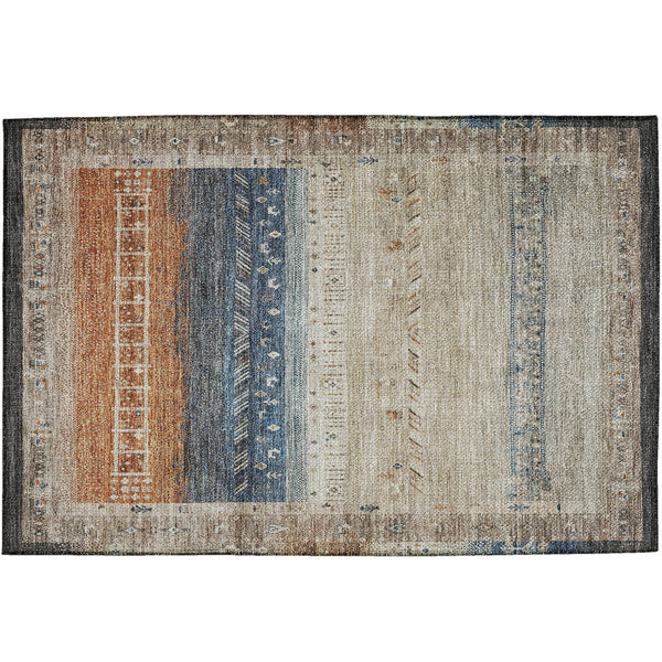 dalyn karaj kj7 brown rug