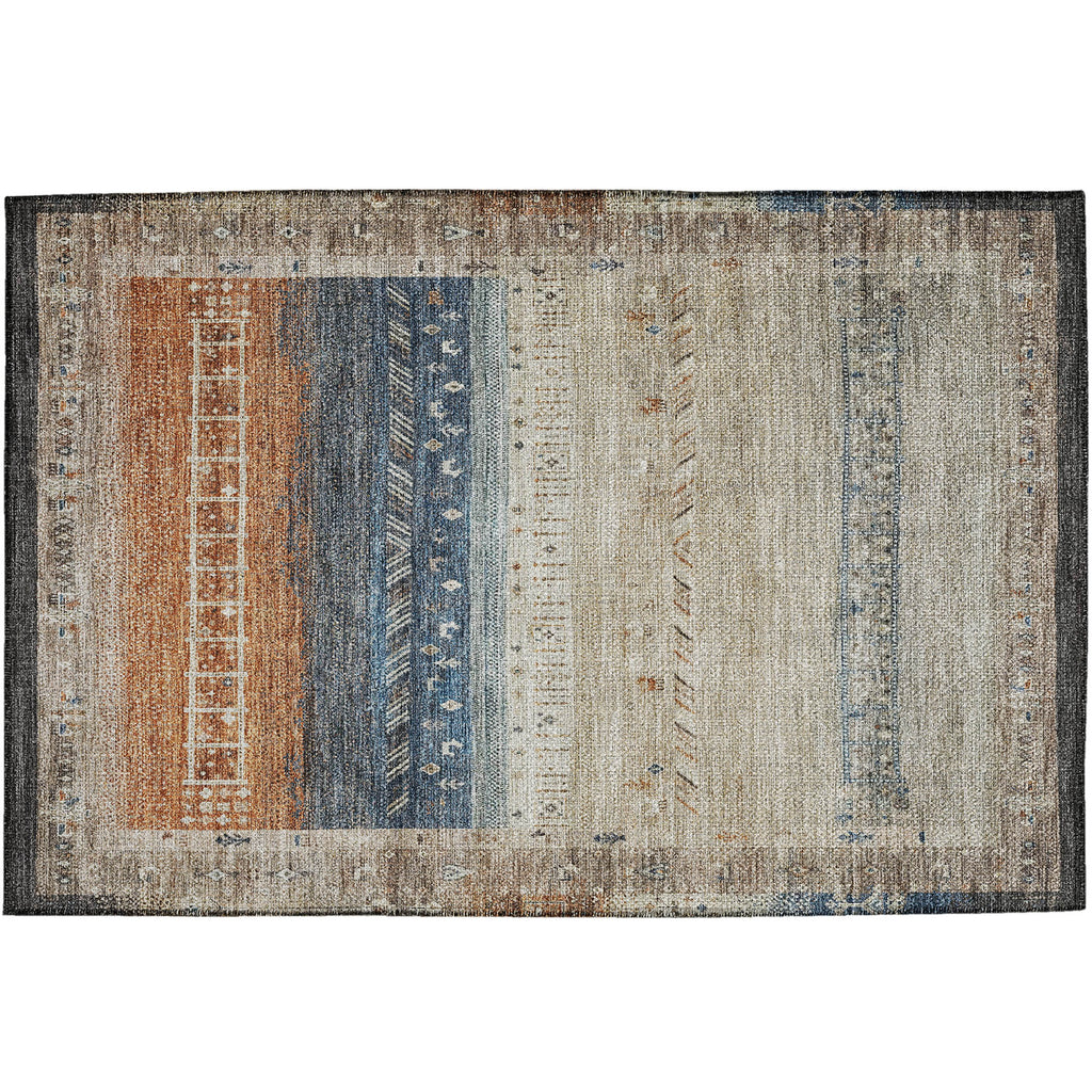 dalyn karaj kj7 brown rug
