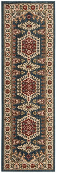 safavieh clearance kashan ksn308n navy blue rug