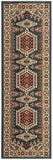 safavieh clearance kashan ksn308n navy blue rug