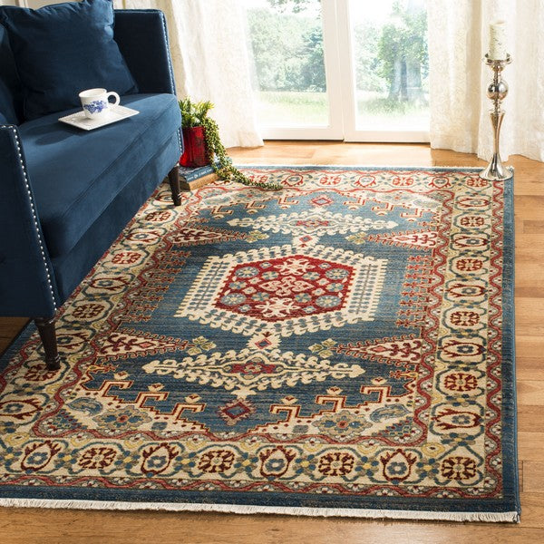 safavieh clearance kashan ksn308n navy blue rug