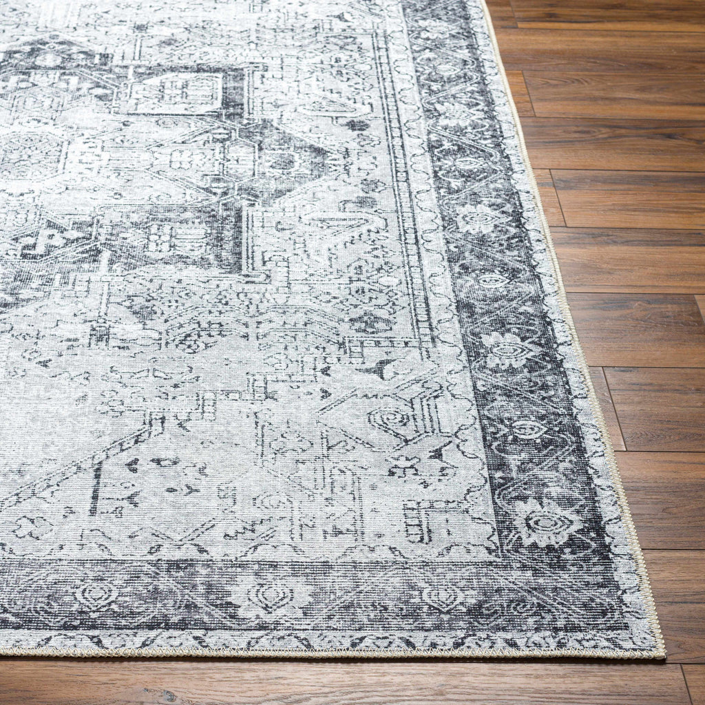 Hauteloom Kyan KYAN Gray Machine Made Cotton Rug