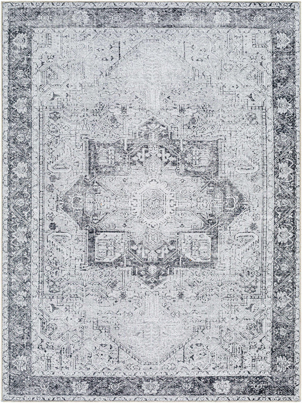 Hauteloom Kyan KYAN Gray Machine Made Cotton Rug